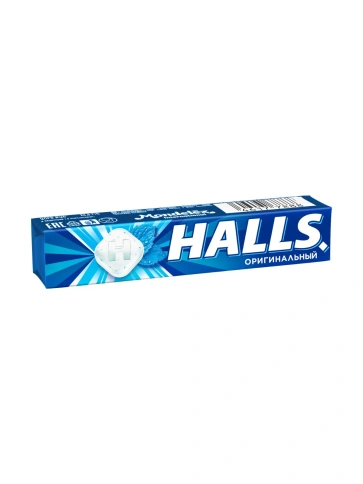 Карамель леденцовая HALLS Original (Оригинальный) со вкусом ментола и эвкалипта 25,2г фото 1