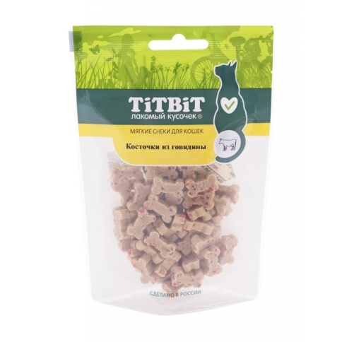 TiTBiT Косточки из говядины для кошек - 40 г фото 1