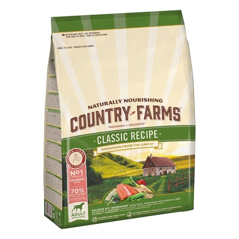 Сухой корм Country Farms для взрослых собак с лососем 2.5 кг фото 2