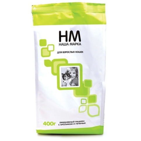 Наша Марка корм для кошек с кроликом и печенью 15 кг фото 2