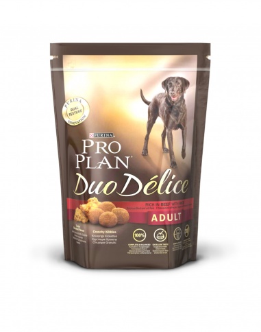 Purina Pro Plan Duo Delice сухой корм для взрослых собак крупных пород с говядиной и рисом - 700 гр фото 1