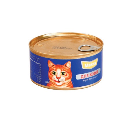 Влажный корм Maks's для котят с курицей и печенью - 325 г фото 1