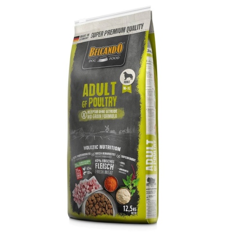 Belcando Adult Grain Free сухой беззерновой корм для взрослых собак средних и крупных пород с птицей - 12,5 кг фото 1