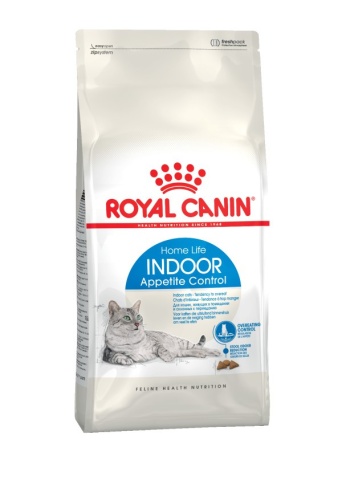 Royal Canin Indoor Appetite Control сухой корм для взрослых кошек, живущих в помещении и склонных к перееданию - 2 кг фото 1