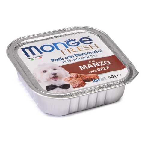 Monge Dog Fresh консервы для собак говядина 100 г фото 2