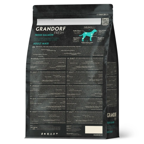 Сухой корм Grandorf Fresh Dog для взрослых собак крупных пород лосось с бататом 10 кг фото 2