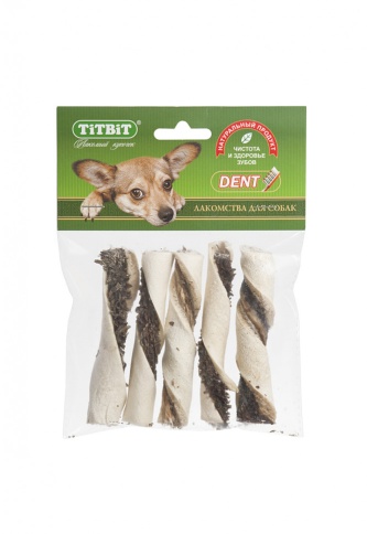 Titbit палочки витые с начинкой - мягкая упаковка фото 1