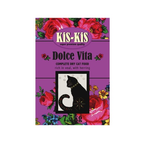 KiS-KiS Dolce Vita корм для взрослых кошек с индейкой, гусем, уткой и курицей 7,5 кг фото 2
