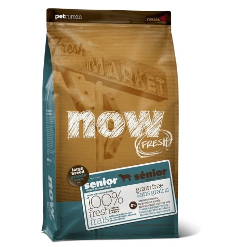 NOW Fresh Large Breed Grain Free сухой беззерновой корм для пожилых собак крупных пород и собак, склонных к избыточному весу, с индейкой, уткой и овощами - 11.3 кг фото 2