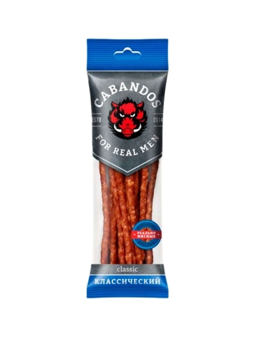 Колбаски мясные Кабандос Классический в/к в/с 0,085кг фото 1
