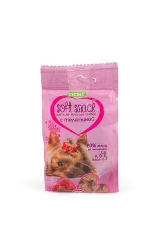 Titbit Снек мягкий с телятиной - 100 г фото 1
