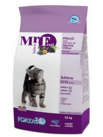 Forza10 Mr Fruit для котят до 12 мес на основе курицы и рыбы - 12 кг фото 1