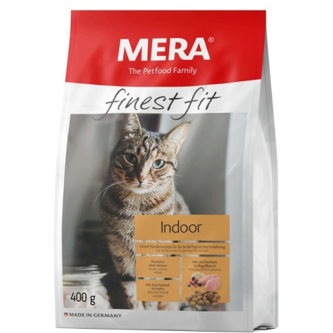 Mera Finest Fit Indoor сухой корм для взрослых кошек, живущих в помещении, с курицей - 400 г фото 2