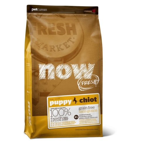 NOW Fresh Grain Free сухой беззерновой корм для щенков с индейкой, уткой и овощами - 5,45 кг фото 2