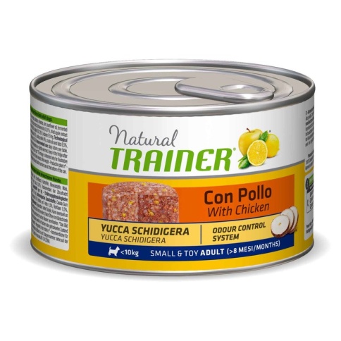 Консервы Trainer Natural Small and Toy для взрослых собак мелких и миниатюрных пород с курицей и рисом 150 г фото 2