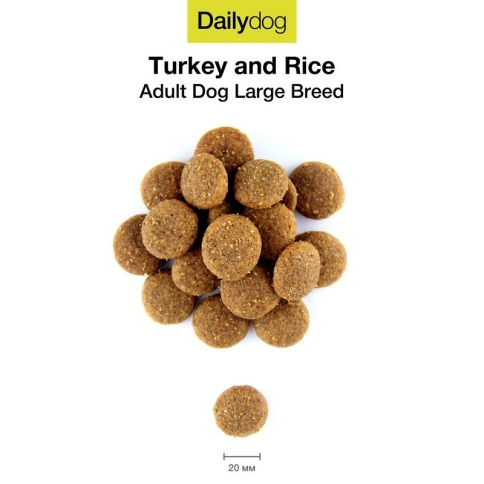 Сухой корм Dailydog Adult Large Breed Chicken and Rice для взрослых собак крупных пород с курицей и рисом 3 кг фото 1