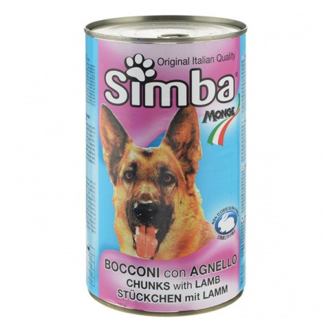 Simba Dog консервы для собак кусочки ягненок 1,2 кг фото 2