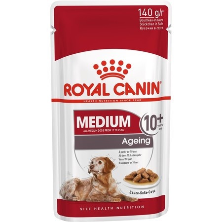 Влажный корм Royal Canin Medium Ageing 10+ для пожилых собак средних пород - 140 г фото 1