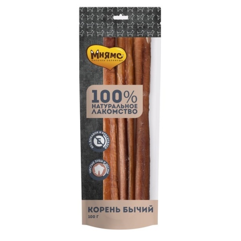 Мнямс лакомство для собак корень бычий 100 г фото 1