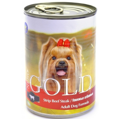 Nero Gold Adult Dog Formula Strip Beef Steak 1,25 кг фото 2