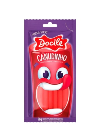 Мармелад "Docile" CANUDINHO STRAWBERRY 70г фото 1