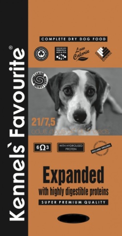 Kennels` Favourite 21% Expanded корм для взрослых стерилизованных собак с излишним весом 20 кг фото 1