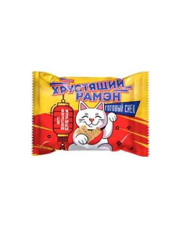 Снек-лапша (ХРУСТЯЩИЙ РАМЭН) со вкусом курицы 20г фото 1