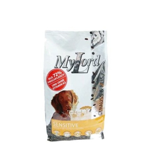 Dr. Alder's My Lord Premium Gold Sensitive для взрослых собак с чувствительным пищеварением со страусом и рисом 2,5 кг фото 2
