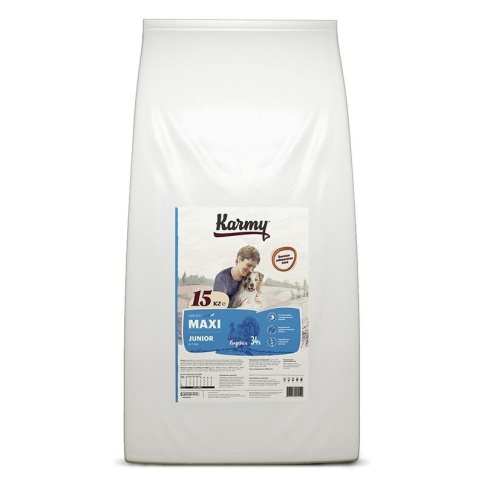 Сухой корм Karmy Maxi Junior для щенков крупных пород с индейкой 2 кг фото 1