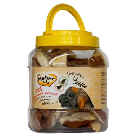 Мнямс лакомство Кроличьи уши с куриным мясом для собак - 700 г фото 2
