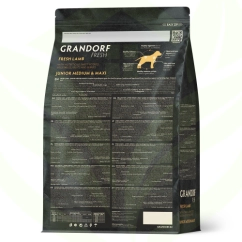 Сухой корм Grandorf Fresh ягненок с бататом беззерновой для юниоров и беременных собак, 3 кг фото 12