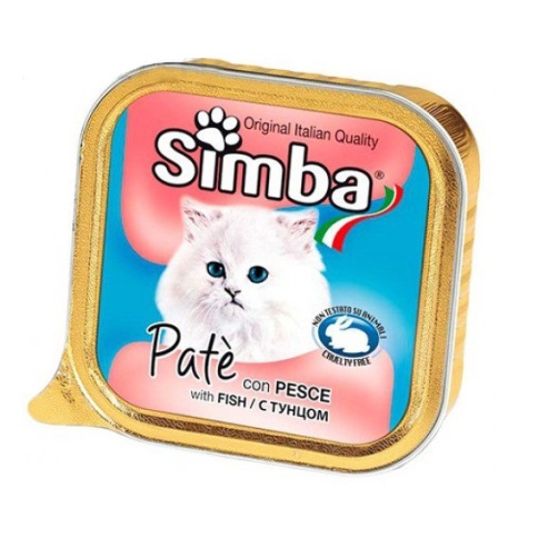 Simba Cat консервы для кошек паштет рыба 100 грх 32 фото 1