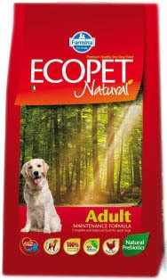 Farmina Ecopet Natural Adult сухой корм с курицей для взрослых собак всех пород - 12 кг фото 1