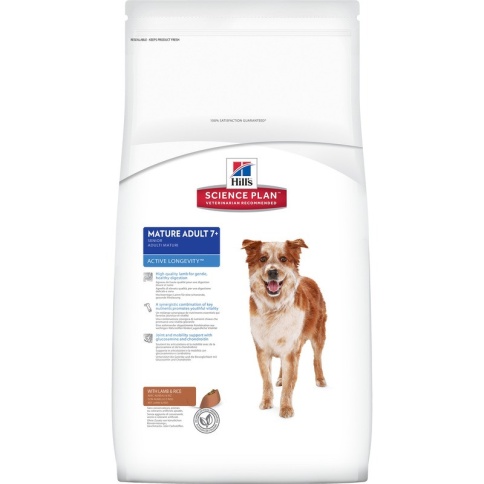 Hill's Science Plan Active Longevity сухой корм для собак старше 7 лет с ягненком и рисом - 12 кг фото 2