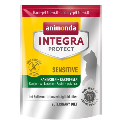 Animonda Integra Protect Sensitive сухой корм для взрослых кошек при пищевой аллергии - 300 г фото 1