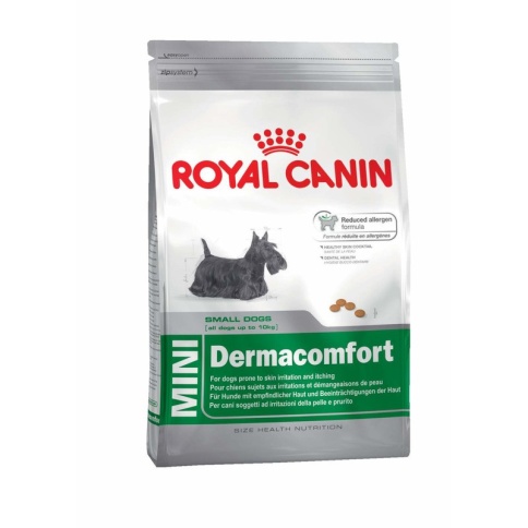 Royal Canin Mini Dermacomfort сухой корм для взрослых собак мелких пород с раздраженной и зудящей кожей - 0,8 кг фото 2