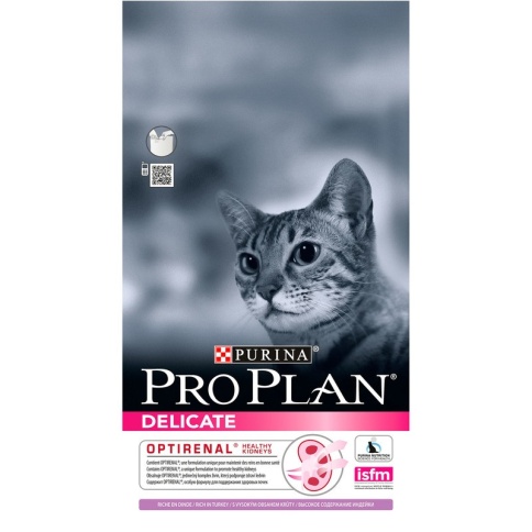 Purina Pro Plan (1.5 кг) Delicate feline rich in Turkey dry фото 2