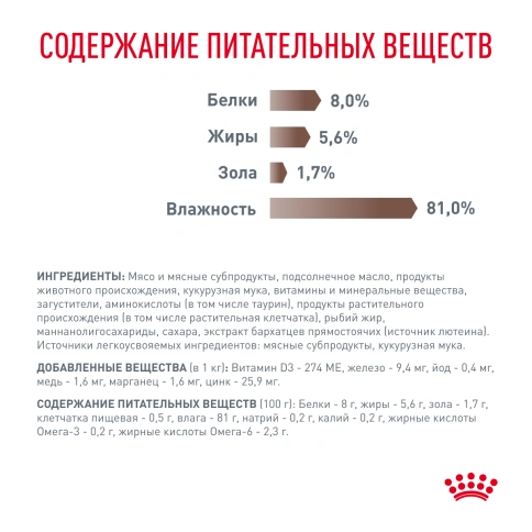 Влажный диетический корм Royal Canin Gastrointestinal для кошек при расстройствах пищеварения, пауч, 85 г фото 4