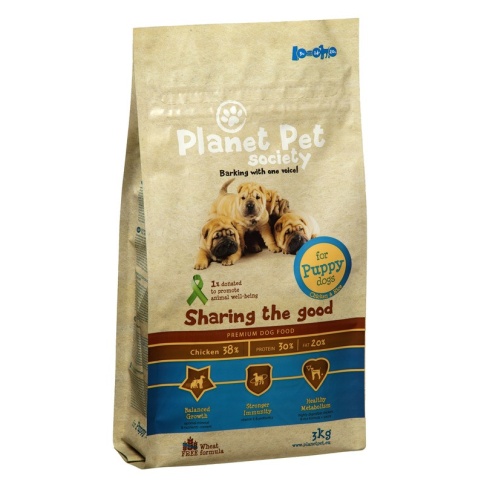 Planet Pet Chicken & Rice For Puppies сухой корм для щенков с курицей и рисом 3 кг фото 2