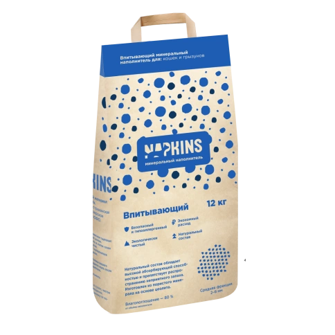 Наполнитель Napkins впитывающий, 24л фото 1