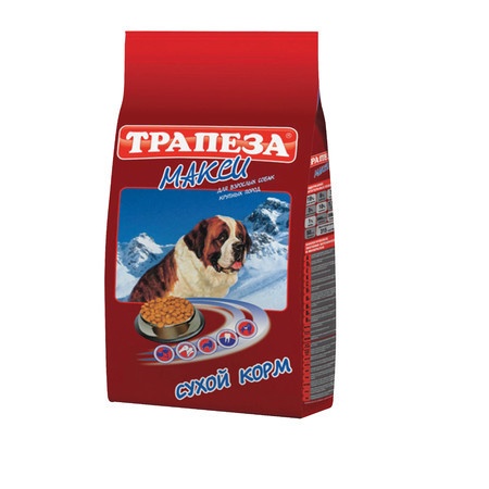 Трапеза Макси сухой корм для собак с говядиной - 2,5 кг фото 1