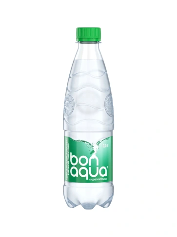 Вода питьевая газированная "Бонаква" среднегазированная", 0,5л фото 1