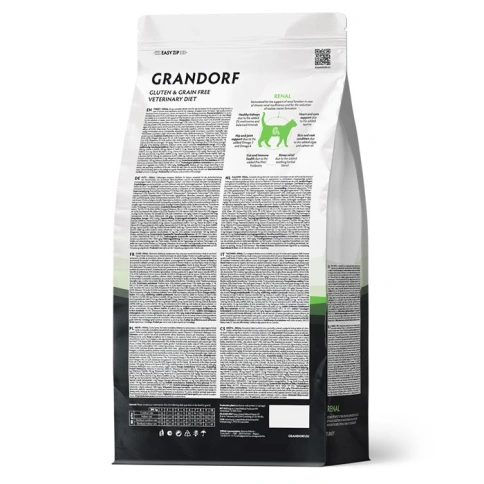 Сухой корм Grandorf Veterinary Diet Renal индейка для кошек для поддержки функций почек, 2 кг фото 2