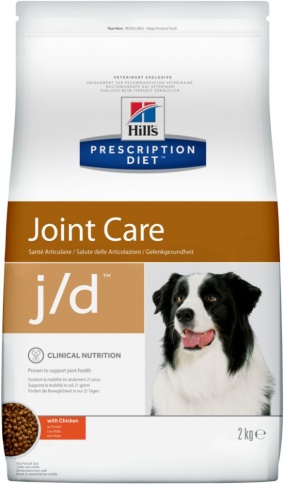 Hill's Prescription Diet j/d Joint Care корм для собак диета для поддержания здоровья суставов с курицей 2 кг фото 1