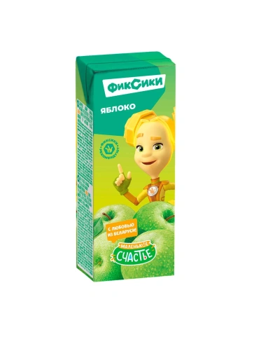 Нектар Фиксики Яблоко 0.2л фото 1