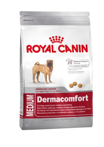 Royal Canin Medium Dermacomfort сухой корм для собак средних пород с раздраженной и зудящей кожей - 10 кг фото 1
