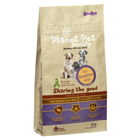 Planet Pet Lamb & Rice For Sensitive Dogs сухой корм для собак с чувствительным пищеварением с ягненком и рисом 3 кг фото 2