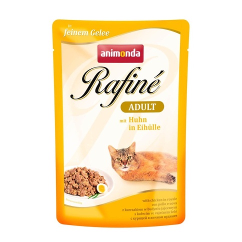 Animonda Паучи Rafine Soupe Adult с курицей в яичном пудинге для взрослых кошек 100 г фото 2