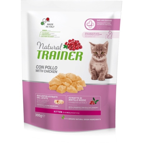 Trainer Natural Cat Kitten With Chicken сухой корм с курицей для котят 300 г фото 1