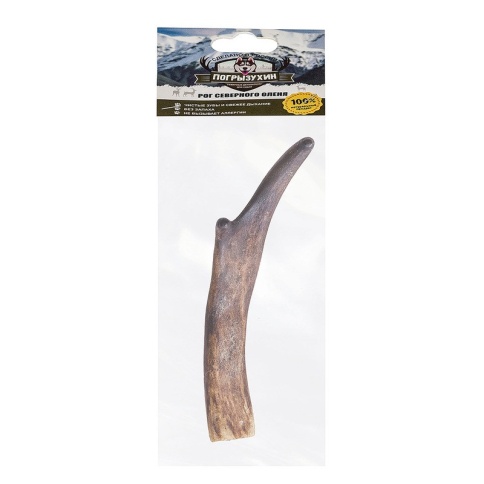 Лакомство Погрызухин для собак рог северного оленя XS фото 2